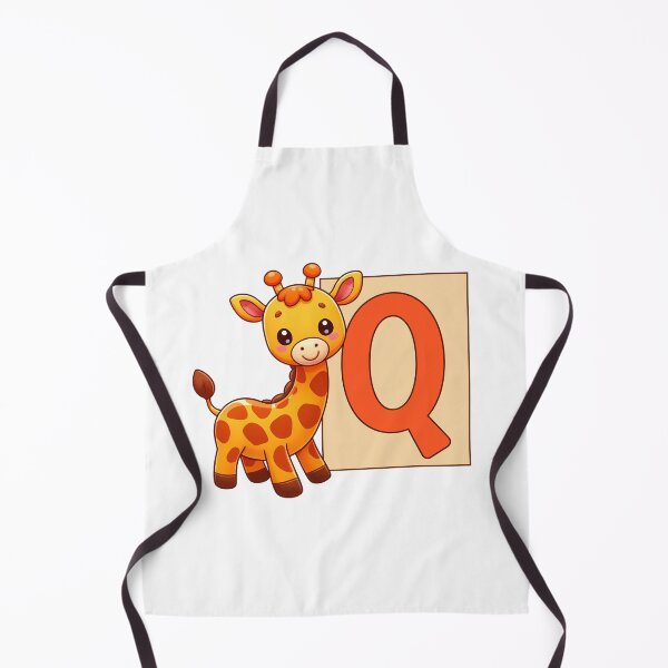 Item preview, Giraffe Monogram Letter Q designed and sold by Coffee Lifestyle.