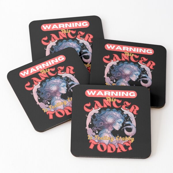 Item preview, Warning: This Cancer Is Feeling Crabby Today. cancer sayings designed and sold by ZodiacWonders.