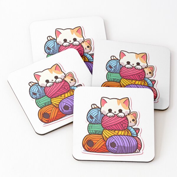 Item preview, Kittens and Balls designed and sold by Seizanoko.