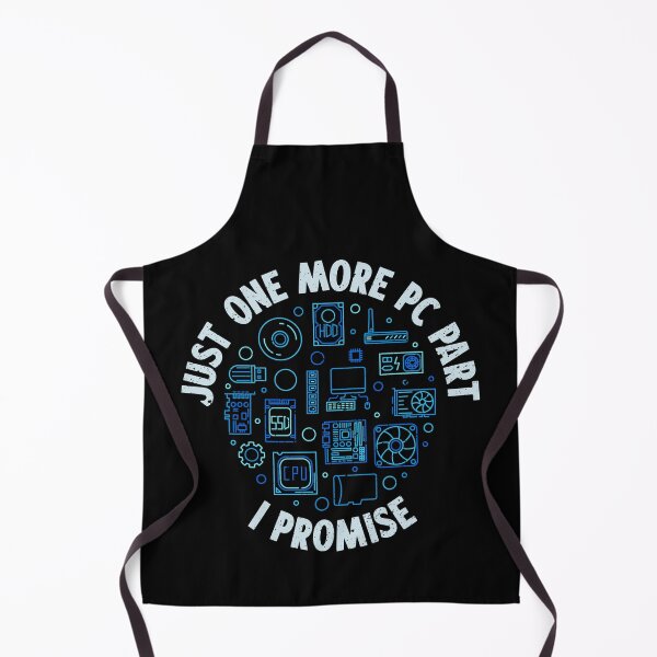 Item preview, Just One More PC Part I Promise Computer Parts outline distressed funny design for IT Geeks designed and sold by venomousvector.