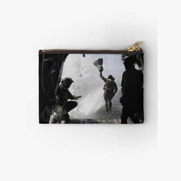 Item preview, STK109185M-A Marine jumps from the ramp of a CH-47 Chinook helicopter. designed and sold by StocktrekImages.