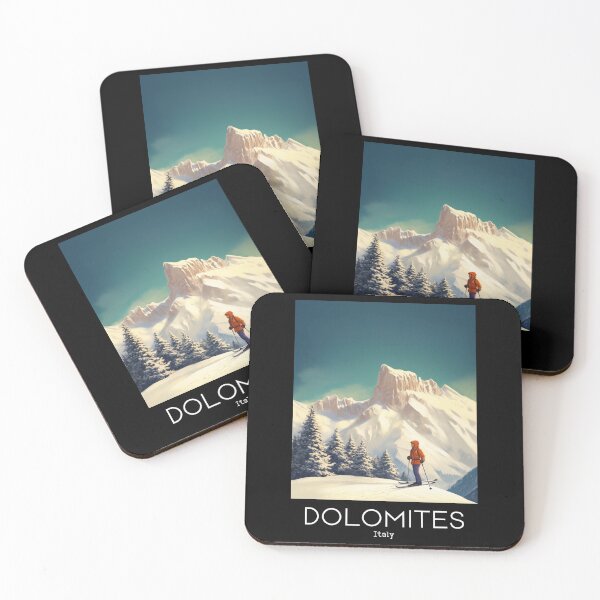 Item preview, A Vintage Travel Illustration of Dolomites - Italy  designed and sold by GoodOldVintage.