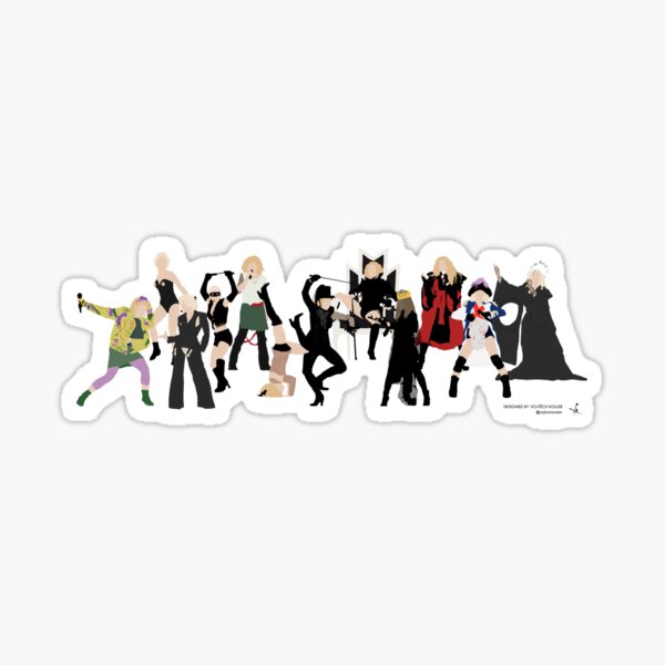 Queen In the Row II. Sticker