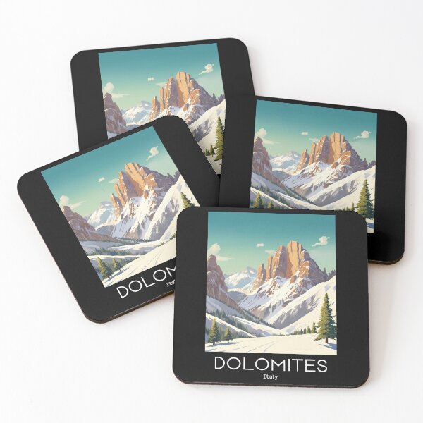Item preview, A Vintage Travel Illustration of Dolomites - Italy  designed and sold by GoodOldVintage.