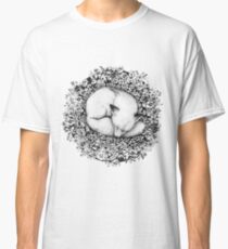 Fox Sleeping in Flowers Classic T-Shirt