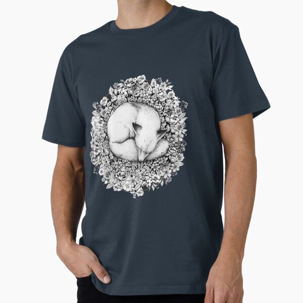 Item preview, Fox Sleeping in Flowers designed and sold by Linn Warme.