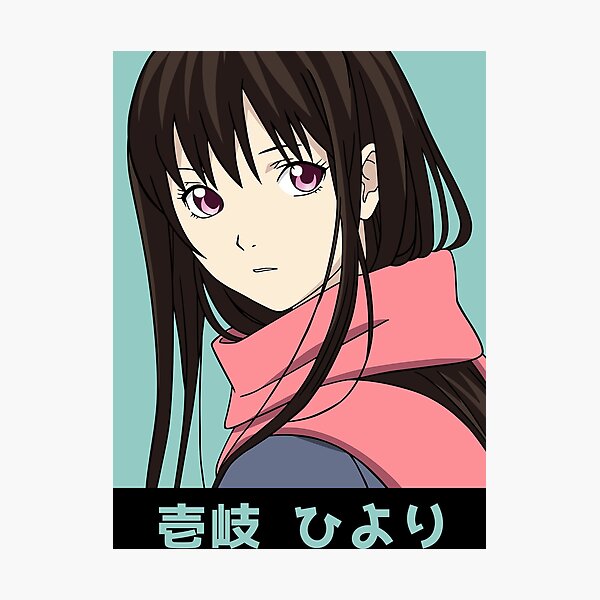 Noragami Hiyori Aesthetic Vaporwave  Photographic Print for Sale by mik  kan