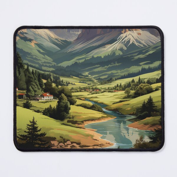 Item preview, A Vintage Travel Illustration of Dolomites - Italy  designed and sold by GoodOldVintage.