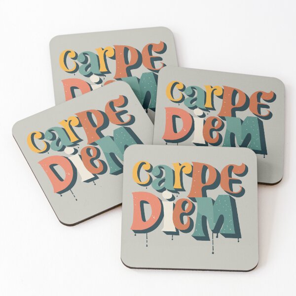 Item preview, Carpe Diem Retro Colour designed and sold by LittleHappies.