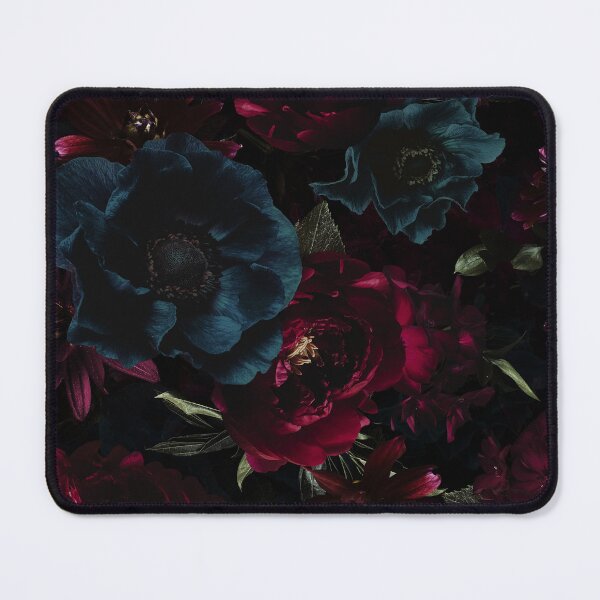 Item preview, Mysterious Midnight Baroque Flowers Nightgarden designed and sold by UtArt.
