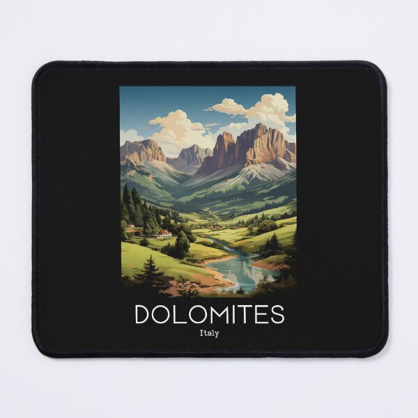 Item preview, A Vintage Travel Illustration of Dolomites - Italy  designed and sold by GoodOldVintage.