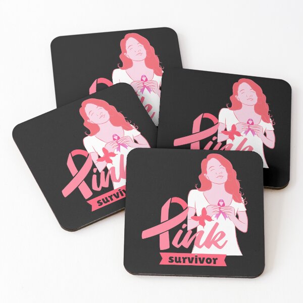 Item preview, Breast Cancer Ribbon-Join the Fight: Empower Hope for a Breast Cancer-Free World on black bg designed and sold by mndesignworx.
