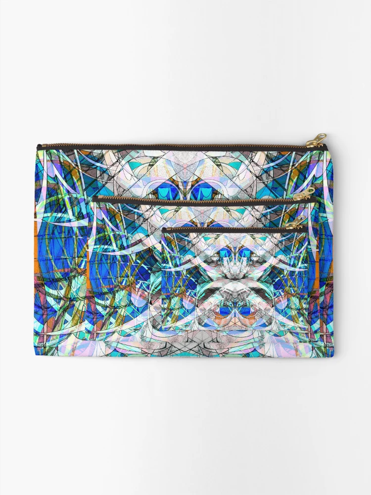 Thumbnail 2 of 4, Zipper Pouch, Ramifications designed and sold by Elizabeth Austin-Craig.