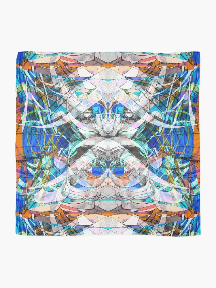 Thumbnail 2 of 3, Scarf, Ramifications designed and sold by Elizabeth Austin-Craig.