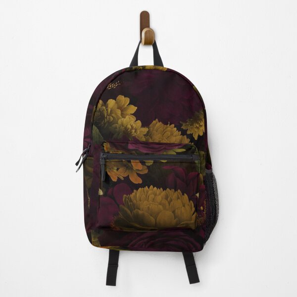 Item preview, Mysterious Dark Midnight Baroque Flowers Nightgarden designed and sold by UtArt.