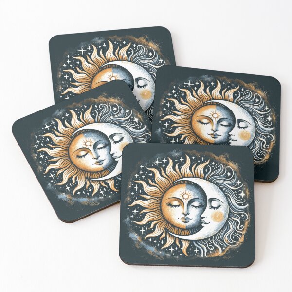 Item preview, Vintage Sun and Moon Solar Eclipse designed and sold by Odd World.