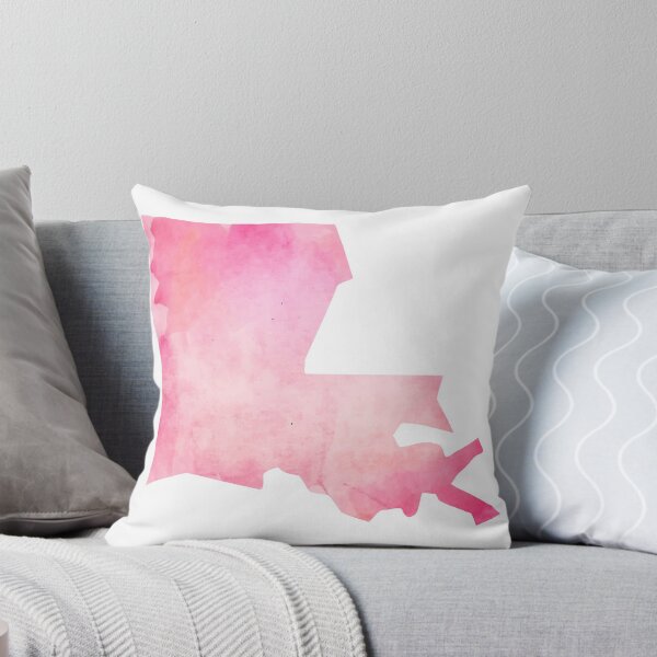 Item preview, Pink Watercolor Louisiana designed and sold by kevgib.
