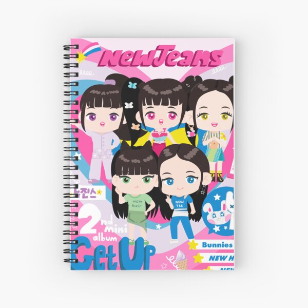 THE POWERPUFF GIRLS X NewJeans Spiral Notebook - LINE FRIENDS_US