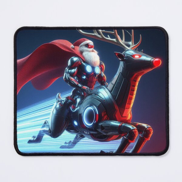 Item preview, futuristic, santa claus designed and sold by KICIART.