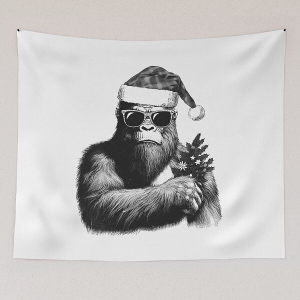 Item preview, Bigfoot Christmas designed and sold by Dolphin Graphic.