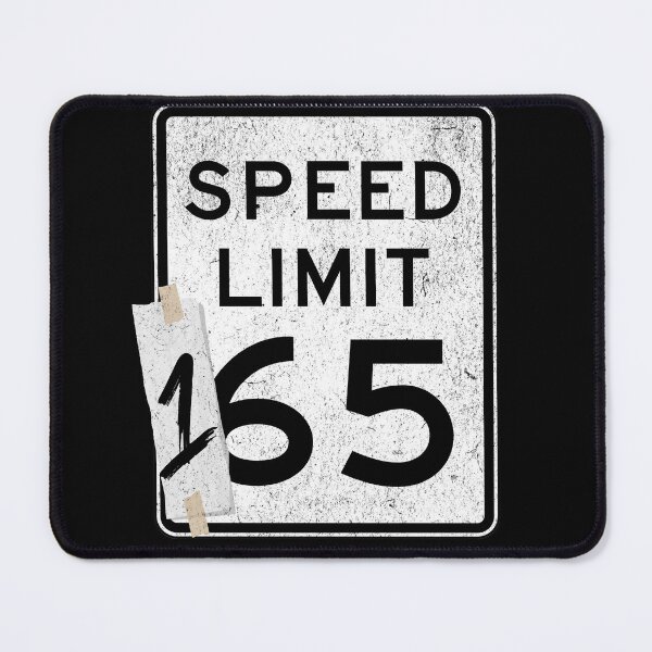 Item preview, Funny Car Guy Gift - Faster Than Speed Limit Sign 165 designed and sold by Sukis-shop.