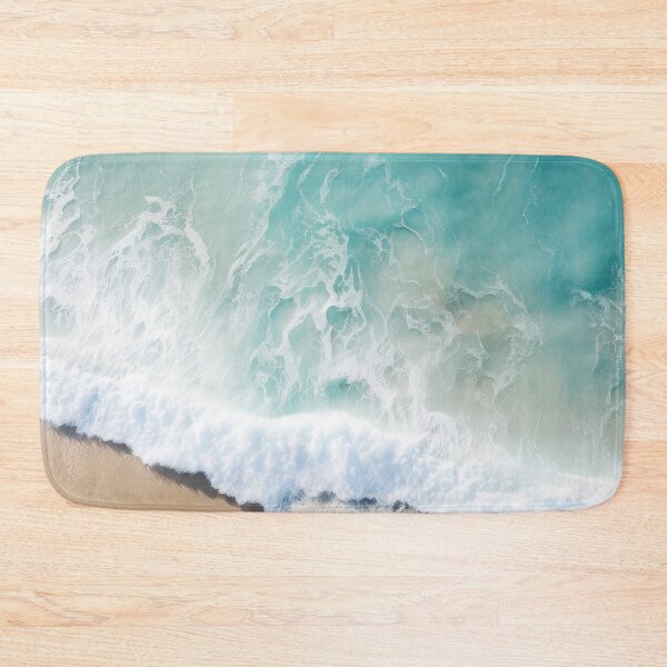 Item preview, Turquoise green ocean waves photography designed and sold by DreamyDaisy.