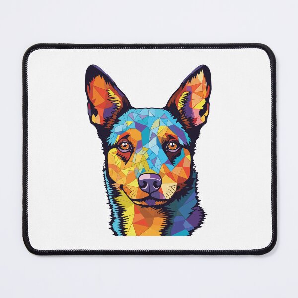 Item preview, Australian Stumpy Tail Cattle Dog Breed Colorful Watercolor Illustration designed and sold by TeeHome.