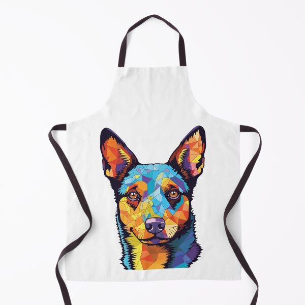 Item preview, Australian Stumpy Tail Cattle Dog Breed Colorful Watercolor Illustration designed and sold by TeeHome.