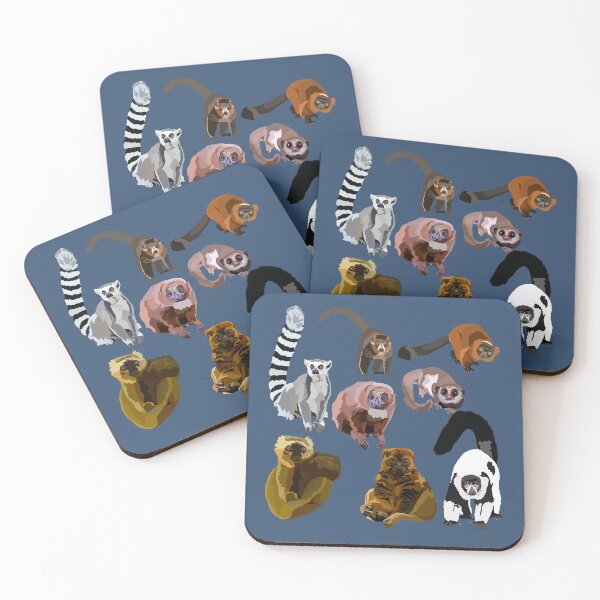 Item preview, Lemurs  designed and sold by PrettylittlepastelUk.