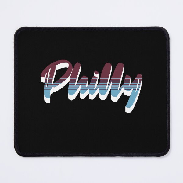 Item preview, Script Philly Logo Philadelphia PA Maroon Blue designed and sold by Sukis-shop.
