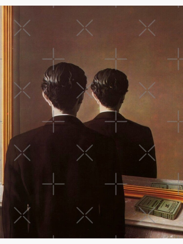 Not to Be Reproduced(La reproduction interdite)-René Magritte by LexBauer