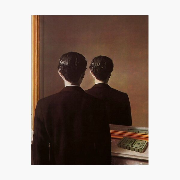 Not to Be Reproduced(La reproduction interdite)-René Magritte Photographic Print