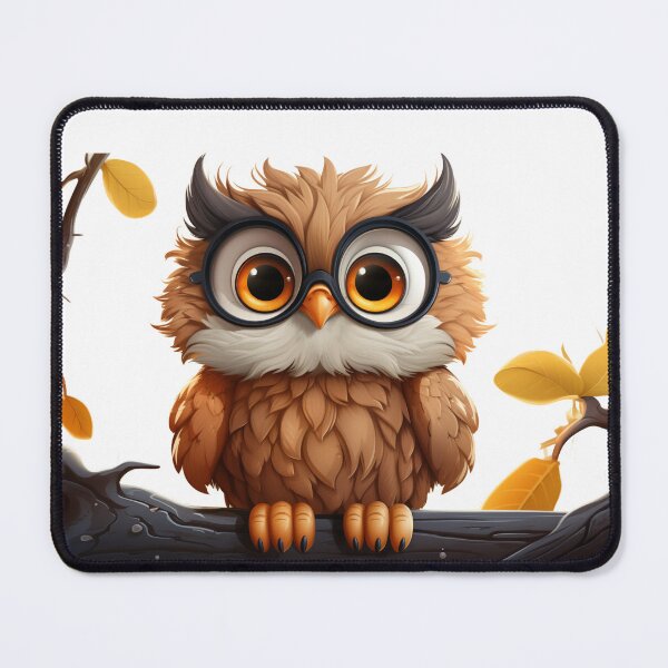 Item preview, Mr. Smarty Pants Owl, Cartoon Style Cute Animal designed and sold by SeanTheBeard.