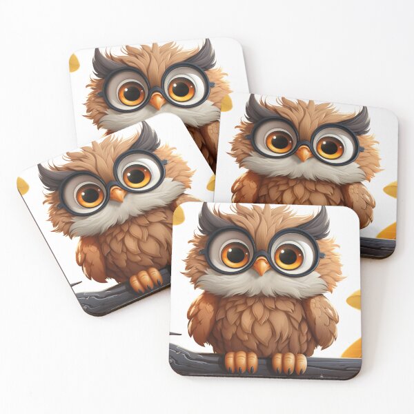 Item preview, Mr. Smarty Pants Owl, Cartoon Style Cute Animal designed and sold by SeanTheBeard.