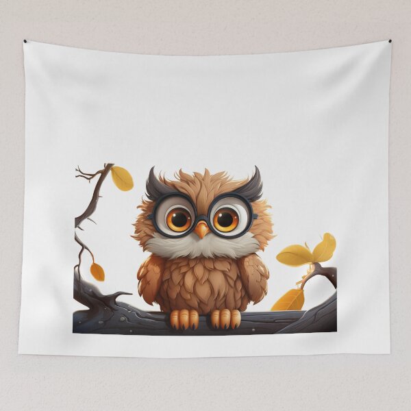 Item preview, Mr. Smarty Pants Owl, Cartoon Style Cute Animal designed and sold by SeanTheBeard.