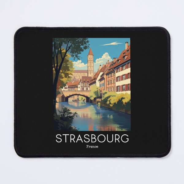 Item preview, A Vintage Travel Illustration of Strasbourg - France  designed and sold by GoodOldVintage.