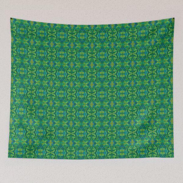 Item preview, Kaleidoscope in green and blue designed and sold by Janine-Brewster.