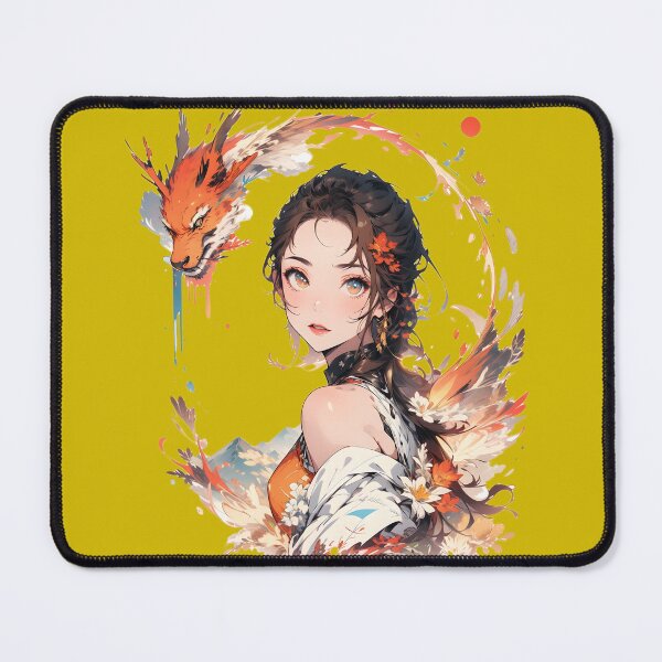 Item preview, Mountain Girl Taming Dragons designed and sold by Animepic222.