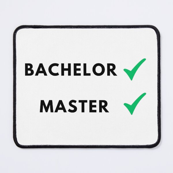 Item preview, Bachelor done, Master done, master degree designed and sold by NoetherSym.