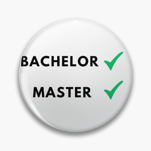 Item preview, Bachelor done, Master done, master degree designed and sold by NoetherSym.