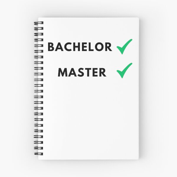 Item preview, Bachelor done, Master done, master degree designed and sold by NoetherSym.