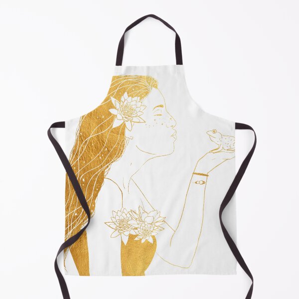 Item preview, Illustration of an inspiring woman - Golden Toad designed and sold by Michouprint.