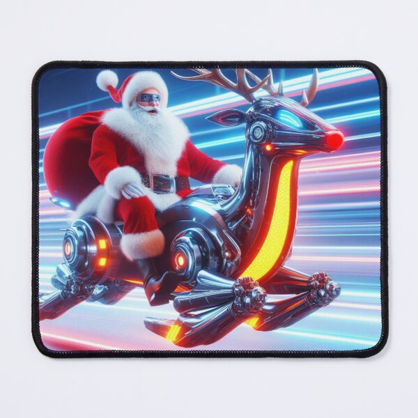 Item preview, futuristic, santa claus designed and sold by KICIART.
