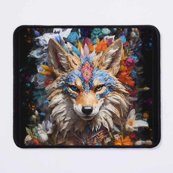 Item preview, Coyote Oil Painting designed and sold by Bcolors.