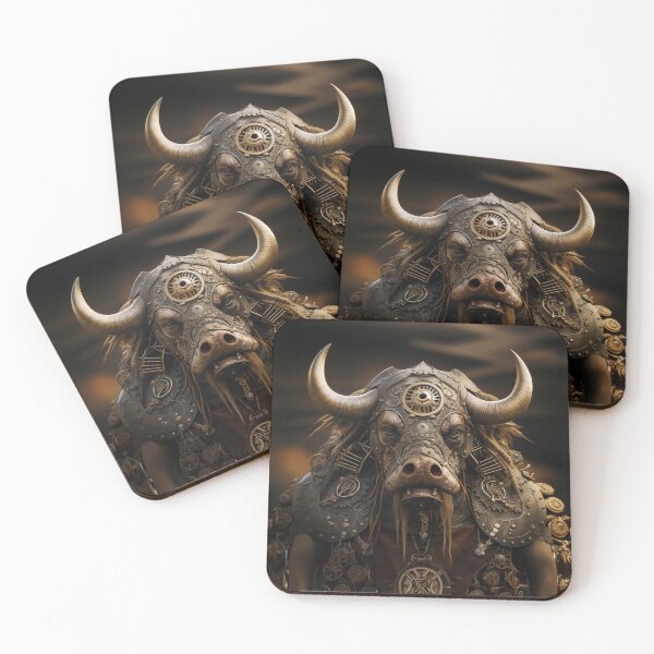 Item preview, Clockwork Beast: The Steampunk Cape Buffalo designed and sold by Manimilo.