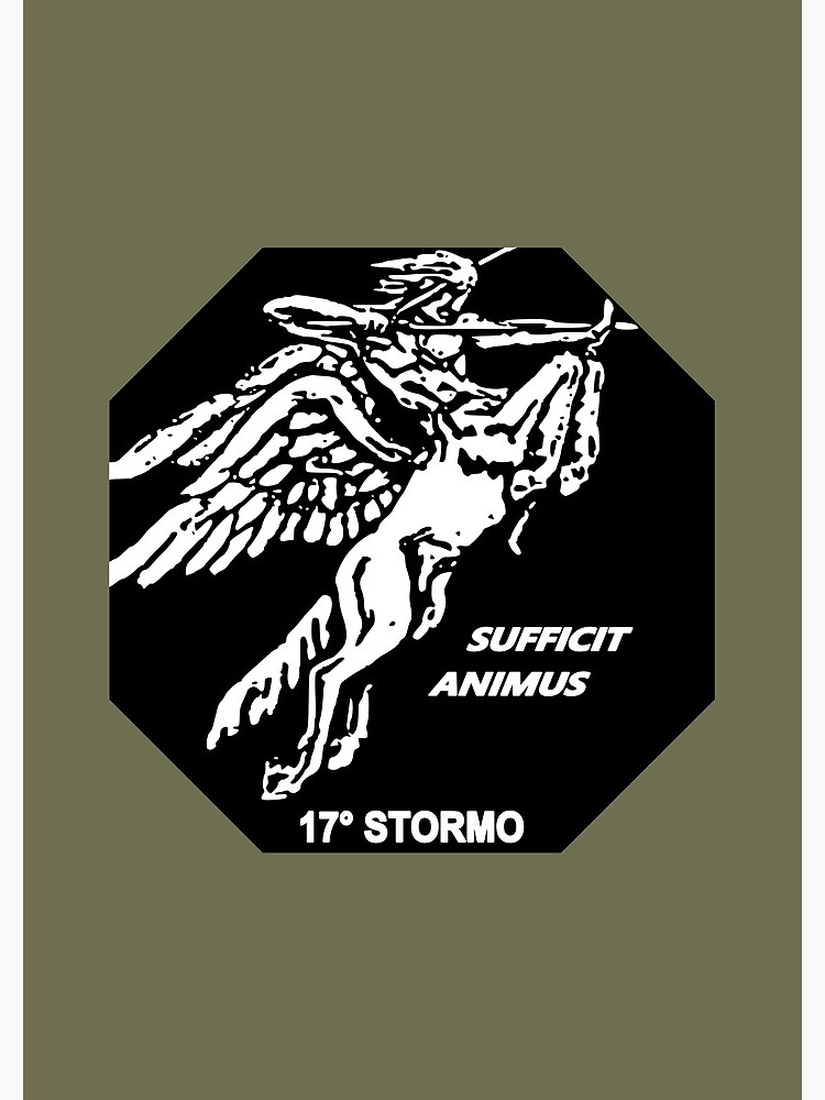 Cuaderno de espiral «17º Stormo Incursori 17º Ala de los Raiders