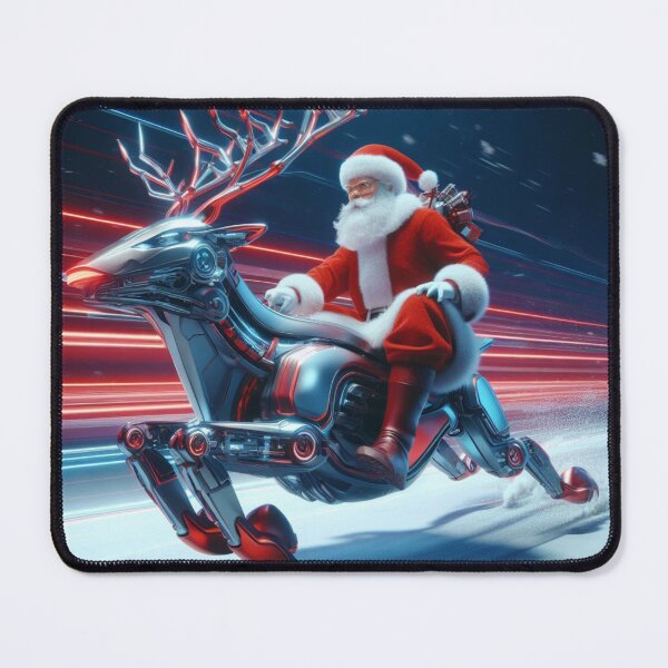 Item preview, futuristic, santa claus designed and sold by KICIART.