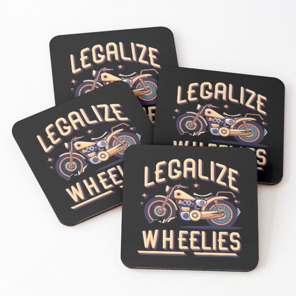 Item preview, Legalize Wheelies - driver motorcycle gift designed and sold by GalaxyGraffiti.