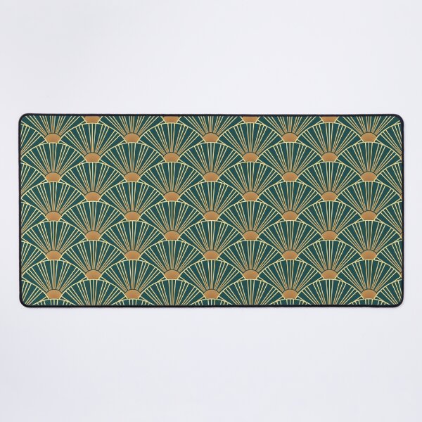 Item preview, Art Deco green and gold pattern designed and sold by AnnaHolyph.