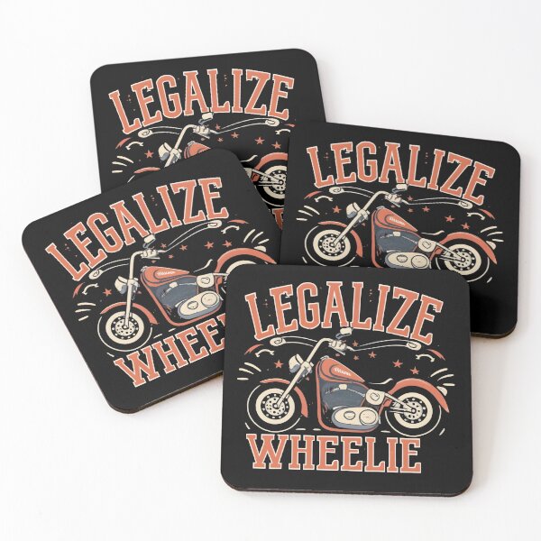 Item preview, Legalize Wheelies - driver motorcycle gift designed and sold by GalaxyGraffiti.